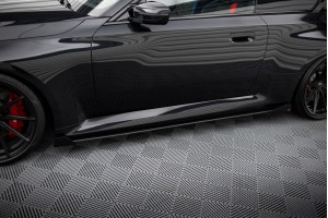 Street Pro Side Skirts Diffusers V.1 + Flaps BMW M2 G87 - Black + Gloss Flaps Street Pro Side Skirts Diffusers V.1 + Flaps BMW M2 G87 - Black + Gloss Flaps