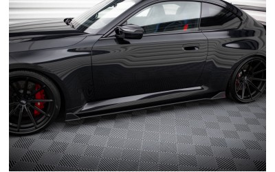 Street Pro Side Skirts Diffusers V.2 BMW M2 G87 - Black