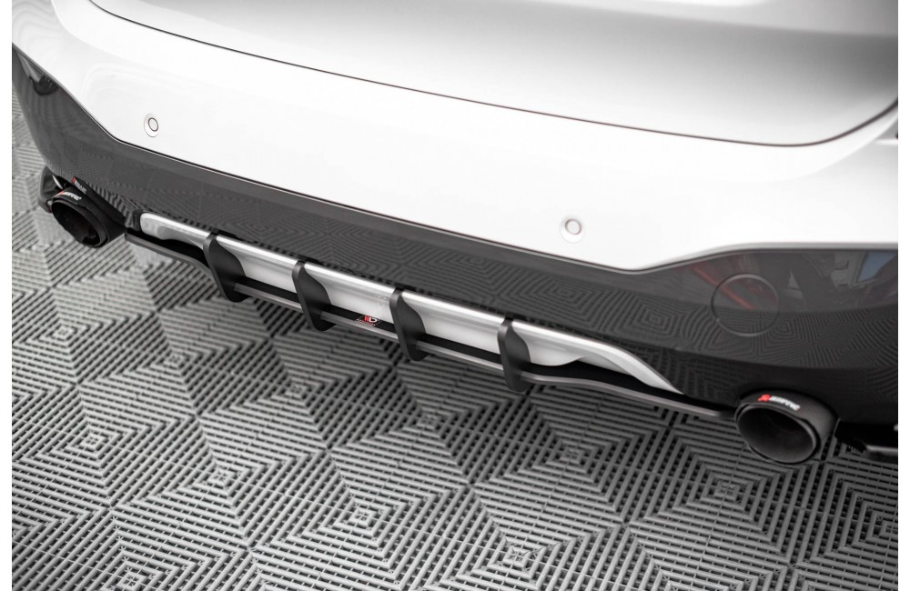 Street Pro Rear Diffuser BMW X1 M-Pack F48 - Black
