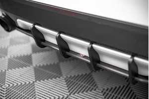 Street Pro Rear Diffuser BMW X1 M-Pack F48 - Black