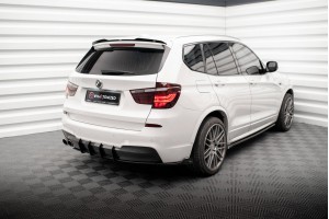 Street Pro Rear Diffuser BMW X3 M-Pack F25 - Black