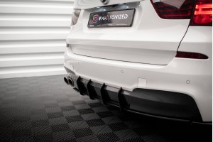 Street Pro Rear Diffuser BMW X3 M-Pack F25 - Black
