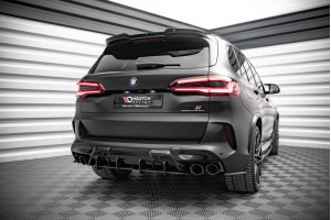Street Pro Rear Diffuser BMW X5M F95 - Black