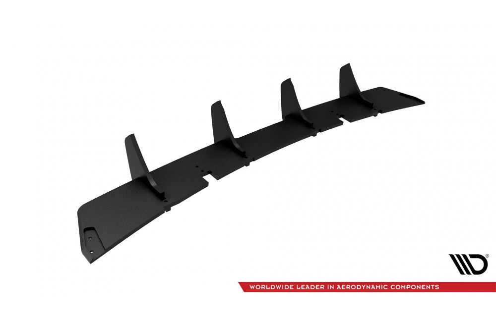 Street Pro Rear Diffuser BMW X5M F95 - Black