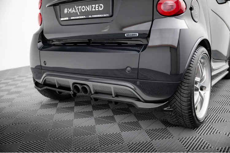 Πίσω Splitter (με κατακόρυφες ράβδους) Brabus Smart Fortwo C451 Facelift