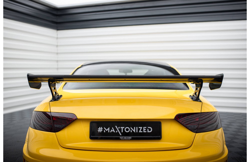 Carbon Spoiler With External Brackets Uprights Audi A5 Coupe 8T Carbon Spoiler With External Brackets Uprights Audi A5 Coupe 8T
