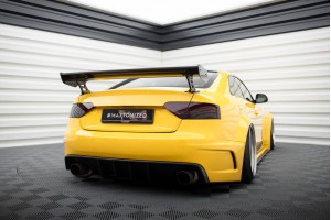 Carbon Spoiler With External Brackets Uprights Audi A5 Coupe 8T Carbon Spoiler With External Brackets Uprights Audi A5 Coupe 8T