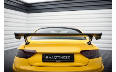 Carbon Spoiler With External Brackets Uprights Audi A5 Coupe 8T
