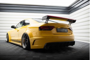 Carbon Spoiler With External Brackets Uprights + LED Audi A5 Coupe 8T Carbon Spoiler With External Brackets Uprights + LED Audi A5 Coupe 8T