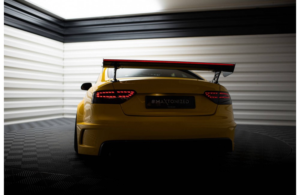 Carbon Spoiler With External Brackets Uprights + LED Audi A5 Coupe 8T Carbon Spoiler With External Brackets Uprights + LED Audi A5 Coupe 8T
