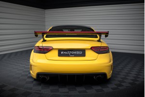 Carbon Spoiler With External Brackets Uprights + LED Audi A5 Coupe 8T Carbon Spoiler With External Brackets Uprights + LED Audi A5 Coupe 8T
