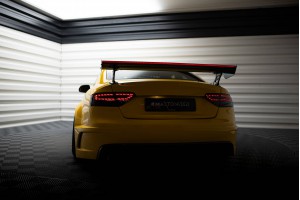 Carbon Spoiler With External Brackets Uprights + LED Audi A5 Coupe 8T Carbon Spoiler With External Brackets Uprights + LED Audi A5 Coupe 8T