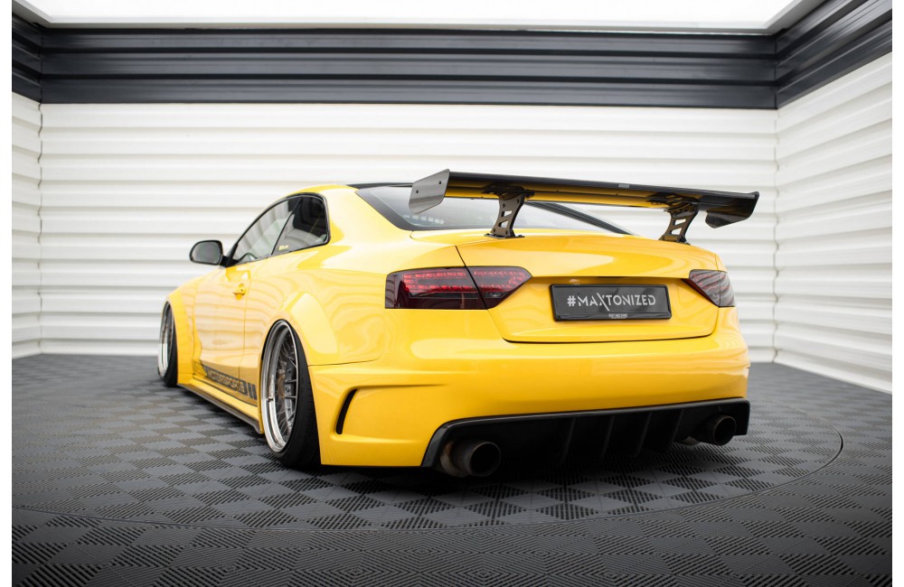 Carbon Spoiler With Internal Brackets Uprights Audi A5 Coupe 8T Carbon Spoiler With Internal Brackets Uprights Audi A5 Coupe 8T
