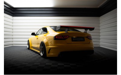 Carbon Spoiler With Internal Brackets Uprights + LED Audi A5 Coupe 8T