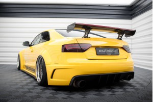Carbon Spoiler With Internal Brackets Uprights + LED Audi A5 Coupe 8T Carbon Spoiler With Internal Brackets Uprights + LED Audi A5 Coupe 8T