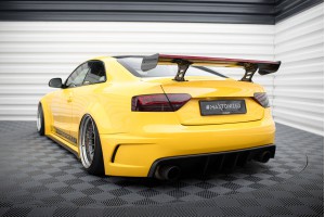 Carbon Spoiler With Internal Brackets Uprights + LED Audi A5 Coupe 8T Carbon Spoiler With Internal Brackets Uprights + LED Audi A5 Coupe 8T