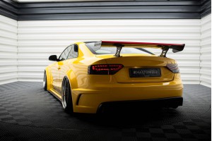 Carbon Spoiler With Internal Brackets Uprights + LED Audi A5 Coupe 8T Carbon Spoiler With Internal Brackets Uprights + LED Audi A5 Coupe 8T