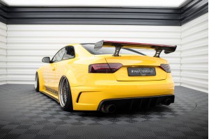 Carbon Spoiler With Internal Brackets Uprights + LED Audi A5 Coupe 8T Carbon Spoiler With Internal Brackets Uprights + LED Audi A5 Coupe 8T
