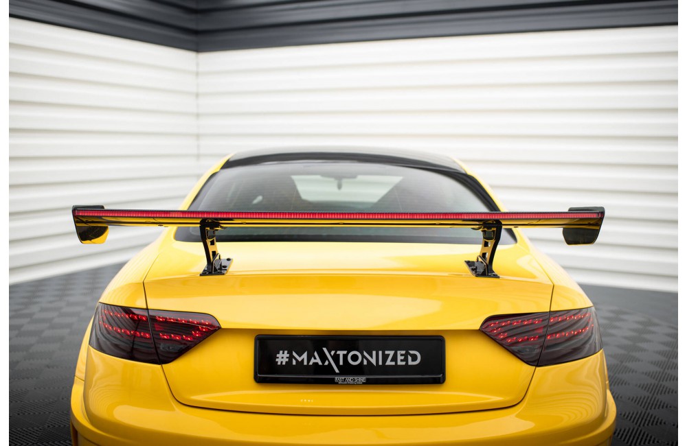 Carbon Spoiler With Internal Brackets Uprights + LED Audi A5 Coupe 8T Carbon Spoiler With Internal Brackets Uprights + LED Audi A5 Coupe 8T