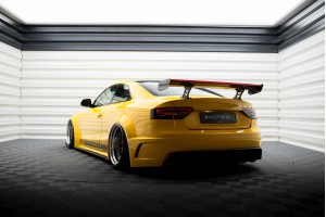 Carbon Spoiler With Internal Brackets Uprights + LED Audi A5 Coupe 8T Carbon Spoiler With Internal Brackets Uprights + LED Audi A5 Coupe 8T