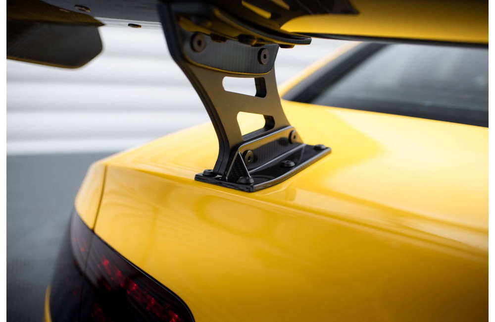 Carbon Spoiler With Internal Brackets Uprights + LED Audi A5 Coupe 8T Carbon Spoiler With Internal Brackets Uprights + LED Audi A5 Coupe 8T