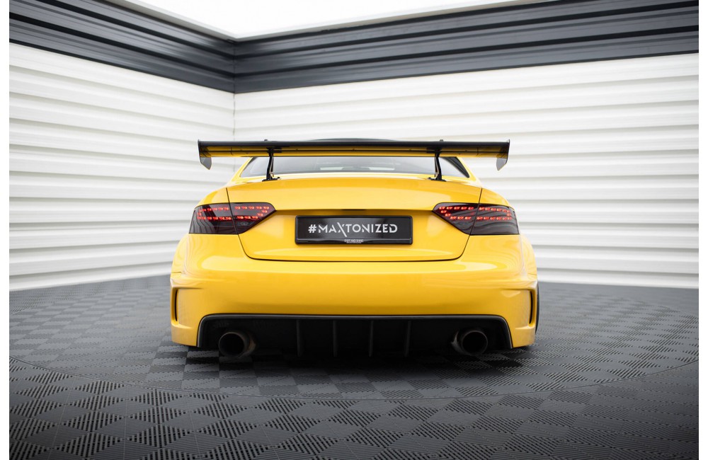 Carbon Spoiler With Upper Swan Mounting Audi A5 Coupe 8T Carbon Spoiler With Upper Swan Mounting Audi A5 Coupe 8T