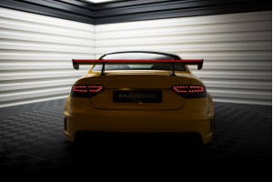Carbon Spoiler With Upper Swan Mounting + LED Audi A5 Coupe 8T Carbon Spoiler With Upper Swan Mounting + LED Audi A5 Coupe 8T