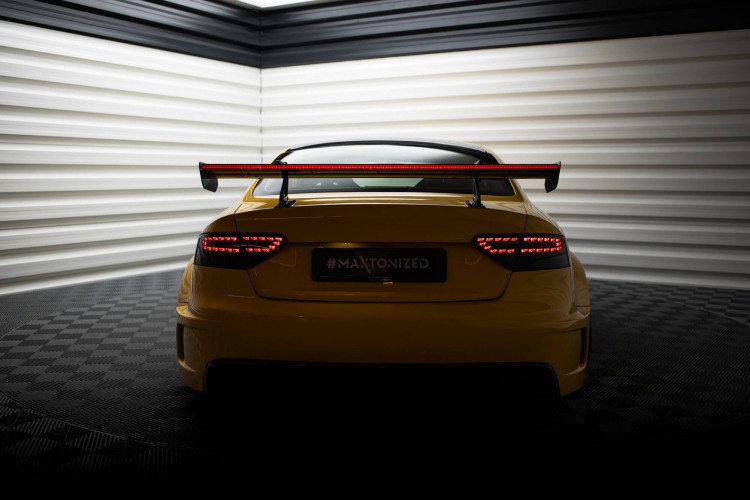 Αεροτομή Carbon Με Άνω Στηρίγματα + LED Audi A5 Coupe 8T