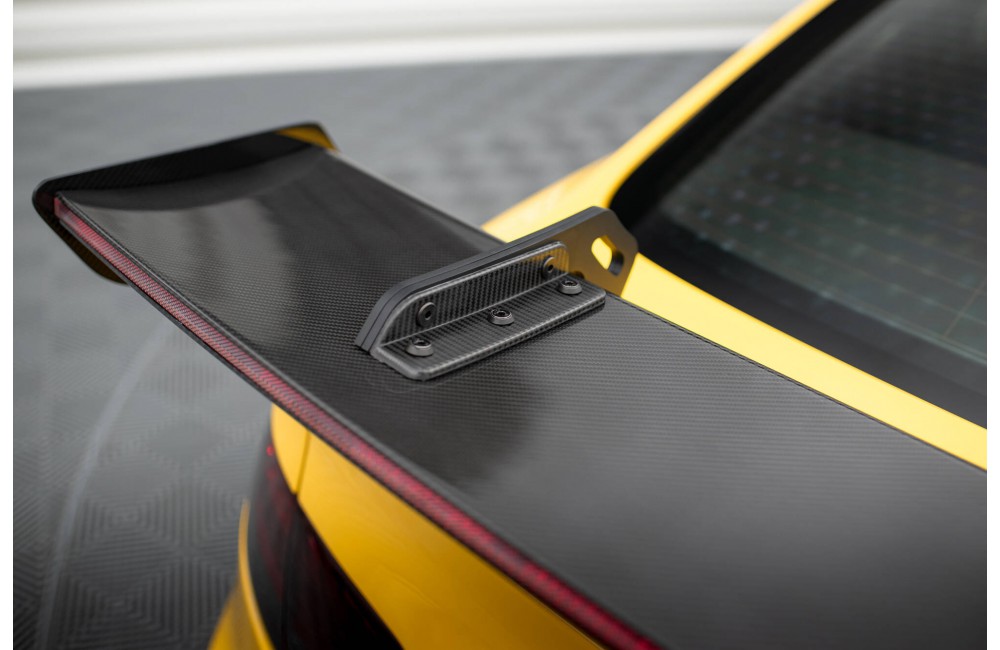 Carbon Spoiler With Upper Swan Mounting + LED Audi A5 Coupe 8T Carbon Spoiler With Upper Swan Mounting + LED Audi A5 Coupe 8T