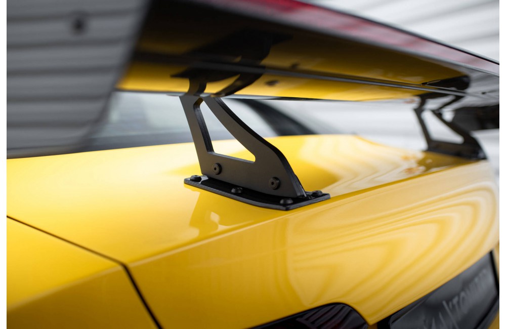 Carbon Spoiler With Upper Swan Mounting + LED Audi A5 Coupe 8T Carbon Spoiler With Upper Swan Mounting + LED Audi A5 Coupe 8T