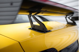 Carbon Spoiler With Upper Swan Mounting + LED Audi A5 Coupe 8T Carbon Spoiler With Upper Swan Mounting + LED Audi A5 Coupe 8T