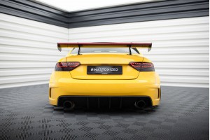 Carbon Spoiler With Upper Swan Mounting + LED Audi A5 Coupe 8T Carbon Spoiler With Upper Swan Mounting + LED Audi A5 Coupe 8T
