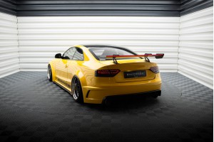 Carbon Spoiler With Upper Swan Mounting + LED Audi A5 Coupe 8T Carbon Spoiler With Upper Swan Mounting + LED Audi A5 Coupe 8T