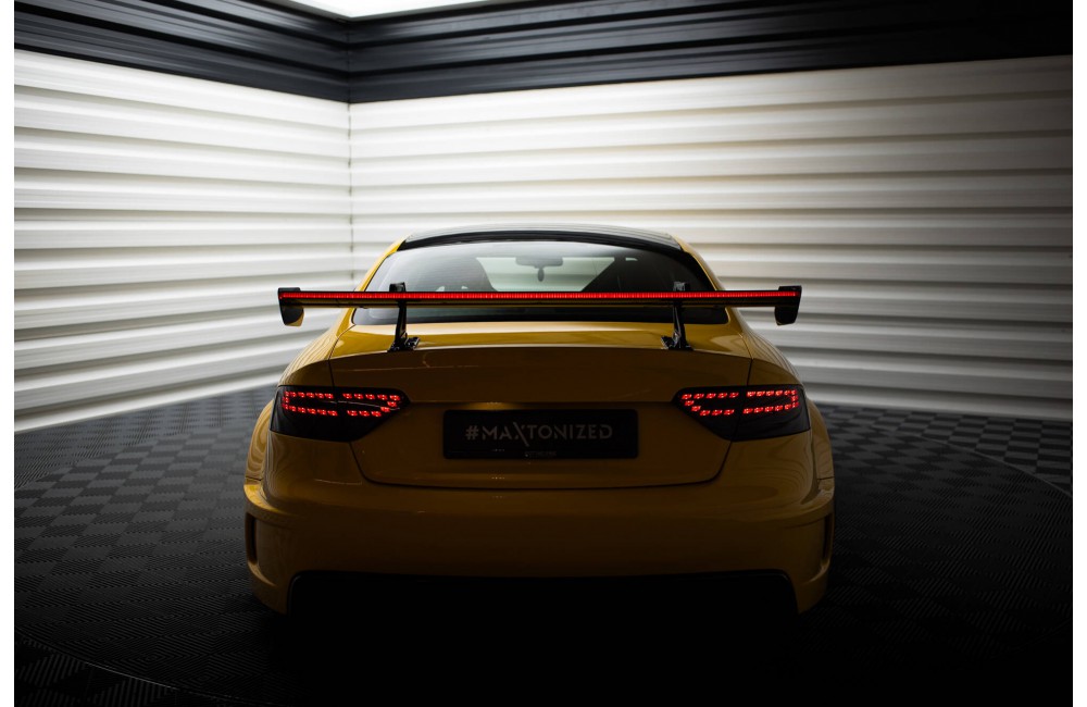 Carbon Spoiler With Upper Swan Mounting + LED Audi A5 Coupe 8T Carbon Spoiler With Upper Swan Mounting + LED Audi A5 Coupe 8T