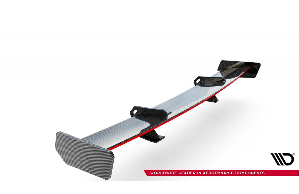 Carbon Spoiler With Upper Swan Mounting + LED Audi A5 Coupe 8T Carbon Spoiler With Upper Swan Mounting + LED Audi A5 Coupe 8T