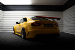 Carbon Spoiler With Upper Swan Mounting + LED Audi A5 Coupe 8T Carbon Spoiler With Upper Swan Mounting + LED Audi A5 Coupe 8T