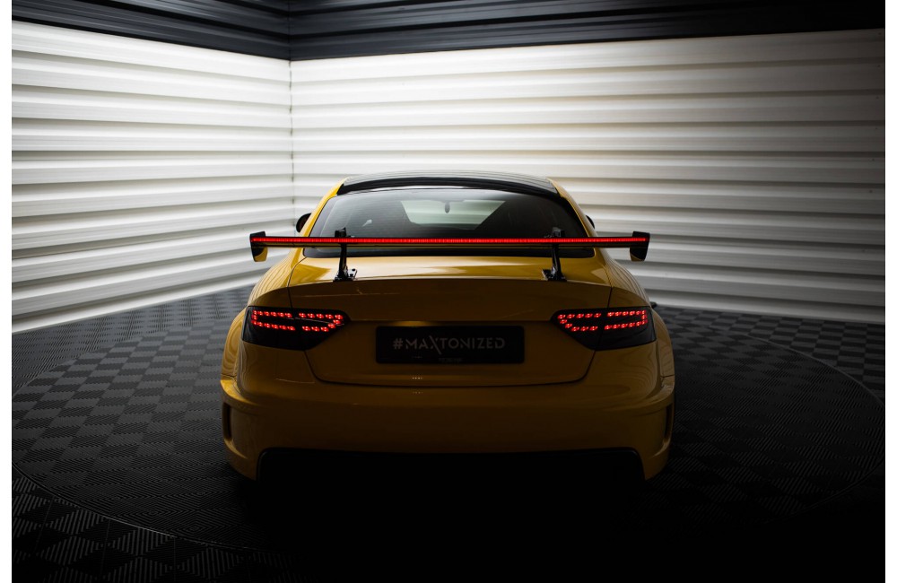 Carbon Spoiler With Upper Swan Mounting + LED Audi A5 Coupe 8T Carbon Spoiler With Upper Swan Mounting + LED Audi A5 Coupe 8T