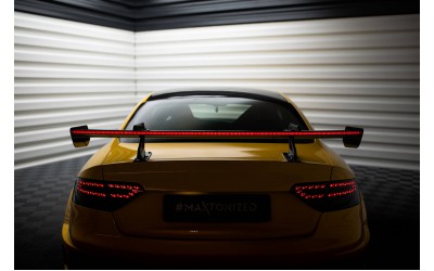 Carbon Spoiler With Upper Swan Mounting + LED Audi A5 Coupe 8T