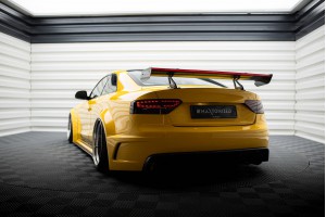 Carbon Spoiler With Upper Swan Mounting + LED Audi A5 Coupe 8T Carbon Spoiler With Upper Swan Mounting + LED Audi A5 Coupe 8T