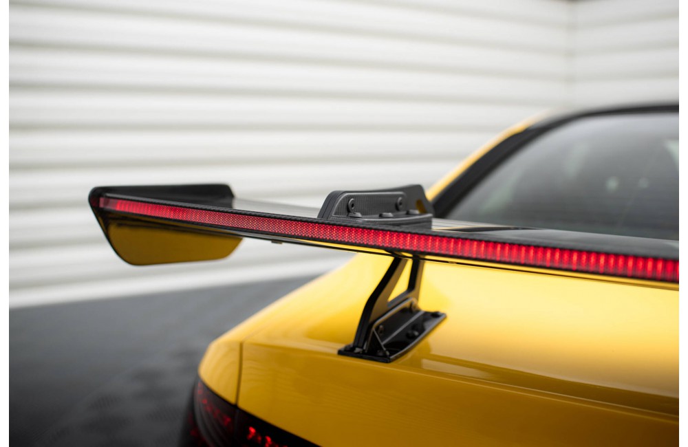 Carbon Spoiler With Upper Swan Mounting + LED Audi A5 Coupe 8T Carbon Spoiler With Upper Swan Mounting + LED Audi A5 Coupe 8T