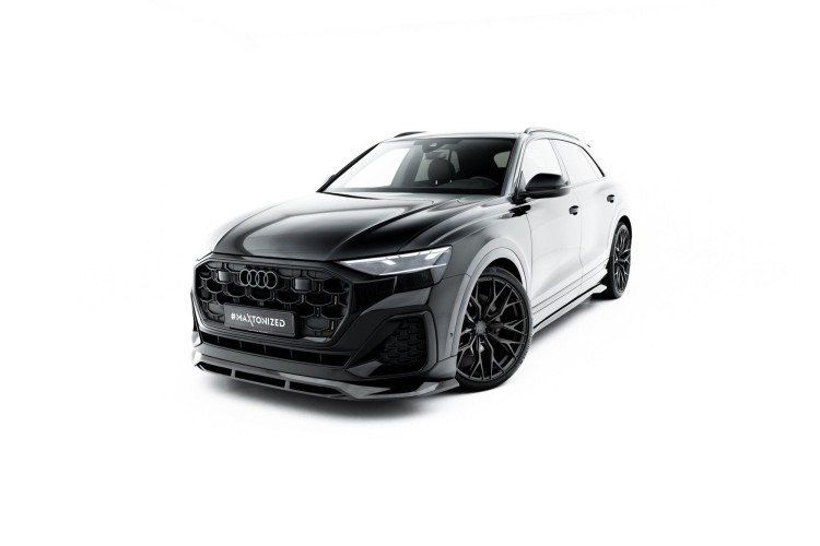 Prepreg Carbon Fiber Μπροστινός Splitter Audi SQ8 / Q8 S-Line Mk1 Facelift