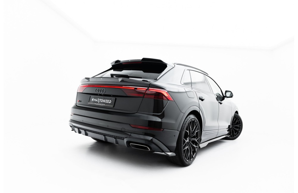 Prepreg Carbon Fiber Rear Side Splitters Audi Q8 S-Line Mk1 Facelift