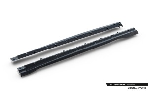 Prepreg Carbon Fiber Side Skirts Audi SQ8 / Q8 S-Line Mk1 Facelift