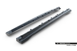 Prepreg Carbon Fiber Side Skirts Audi SQ8 / Q8 S-Line Mk1 Facelift