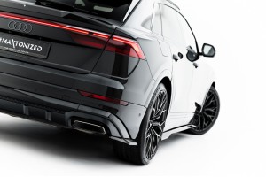 Set of Prepreg Carbon Splitters Audi Q8 S-Line Mk1 Facelift