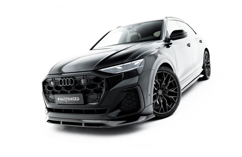 Set of Prepreg Carbon Splitters Audi Q8 S-Line Mk1 Facelift