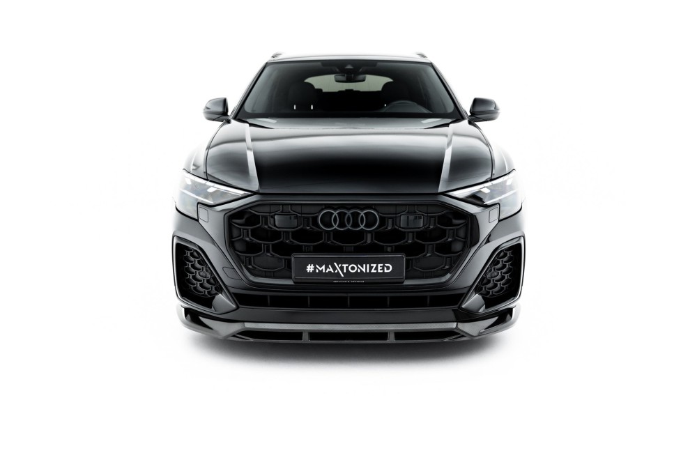 Set of Prepreg Carbon Splitters Audi Q8 S-Line Mk1 Facelift