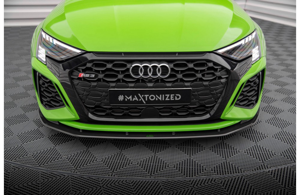 Prepreg Carbon Fiber Front Splitter Audi RS3 Sedan / Sportback 8Y Prepreg Carbon Fiber Front Splitter Audi RS3 Sedan / Sportback 8Y