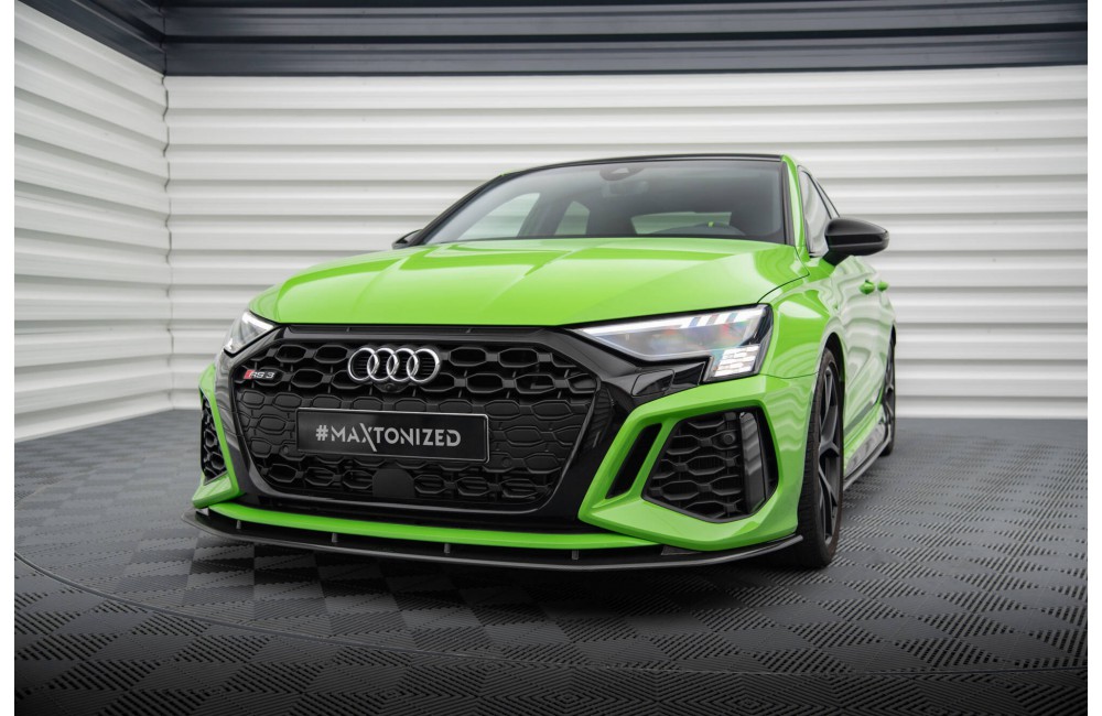 Prepreg Carbon Fiber Front Splitter Audi RS3 Sedan / Sportback 8Y Prepreg Carbon Fiber Front Splitter Audi RS3 Sedan / Sportback 8Y