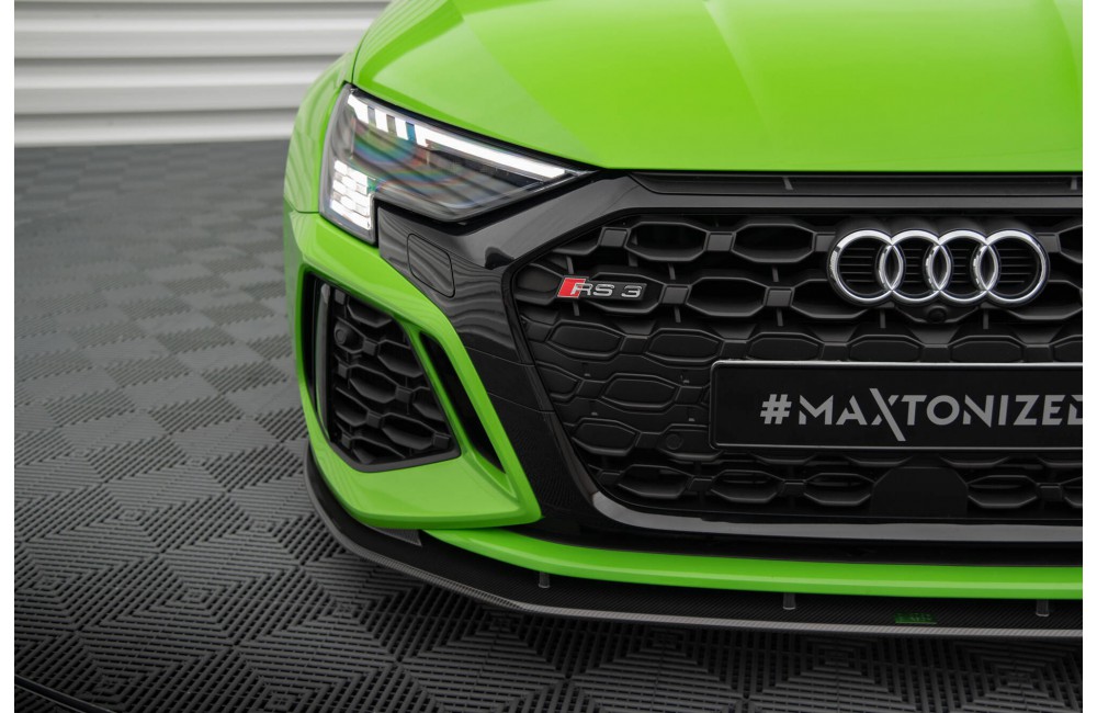 Prepreg Carbon Fiber Front Splitter Audi RS3 Sedan / Sportback 8Y Prepreg Carbon Fiber Front Splitter Audi RS3 Sedan / Sportback 8Y